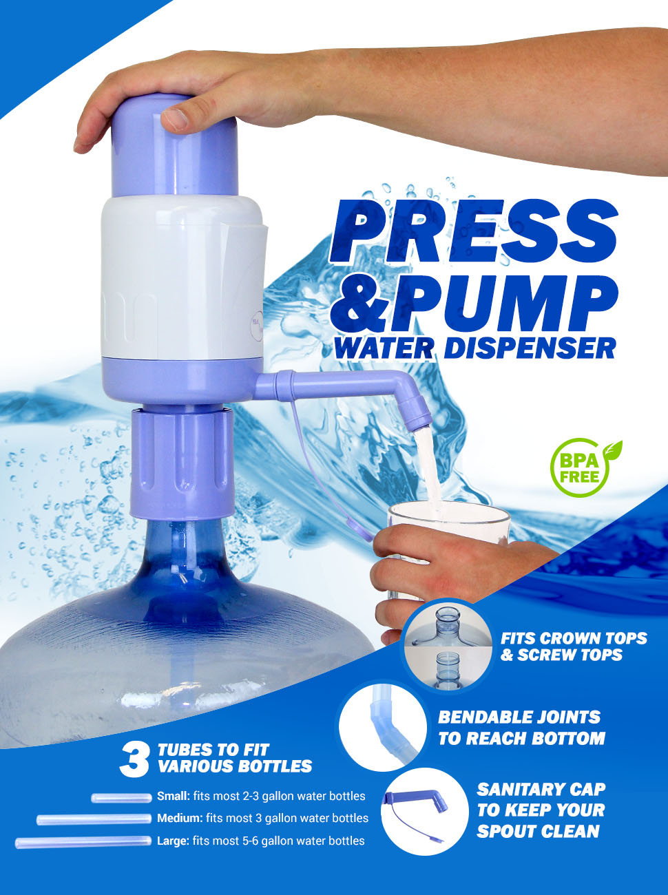 6 Gal Water Container With Spout 